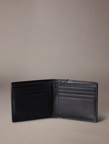 Matte Billfold Wallet With Card Case, Black, hi-res