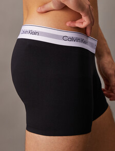 Icon Cotton Air Trunks, Black, hi-res