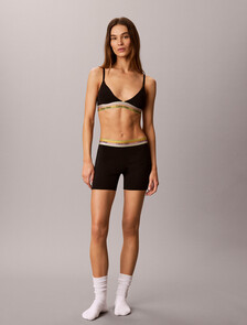 Pride 薄襯三角胸罩, Black, hi-res