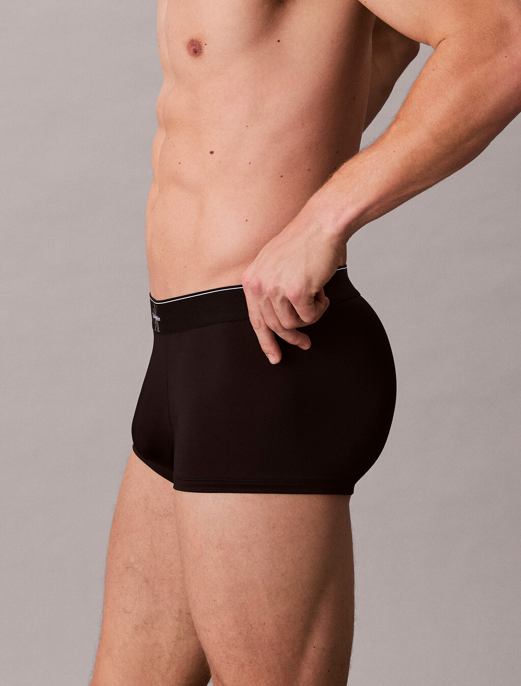 Graphic Monogram Low Rise Trunk, Black, hi-res