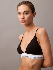 Icon Cotton 輕盈內襯三角罩杯內衣, Black UB1, hi-res