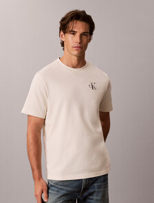 Distressed Monogram Logo T-Shirt, Turtledove, hi-res