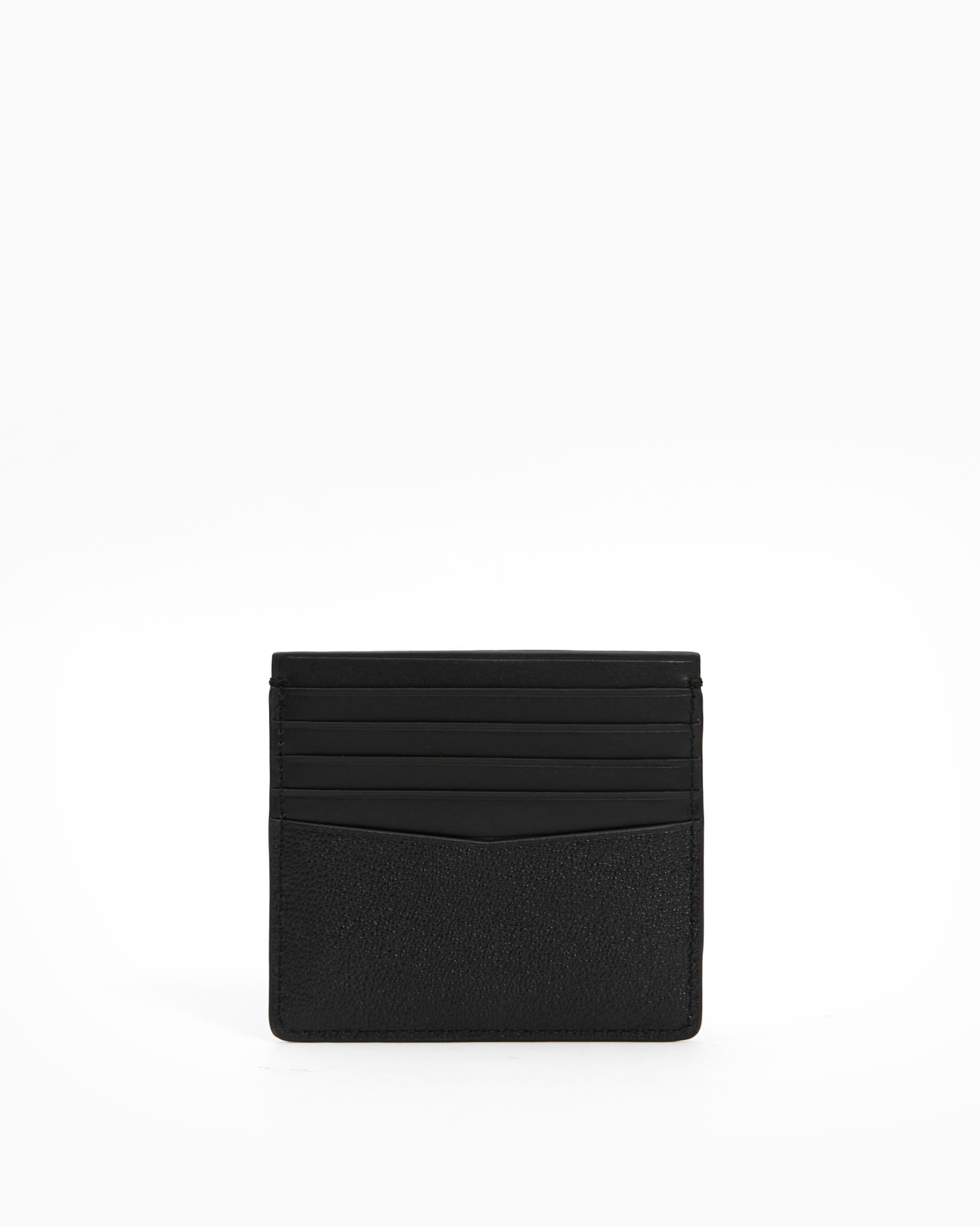 Ysl card sales holder all black