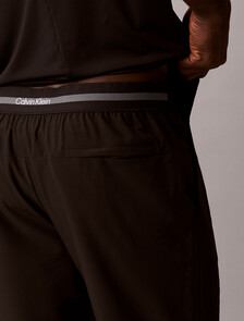 抗潑水運動性能長褲, Black, hi-res