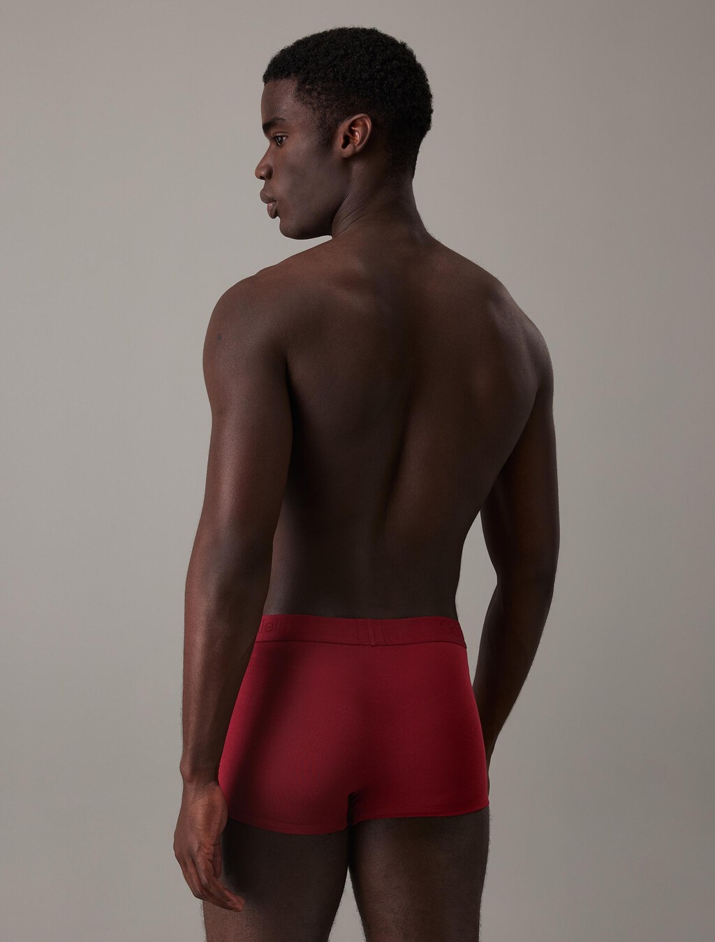 Silk Knit Low Rise Trunks, Syrah, hi-res