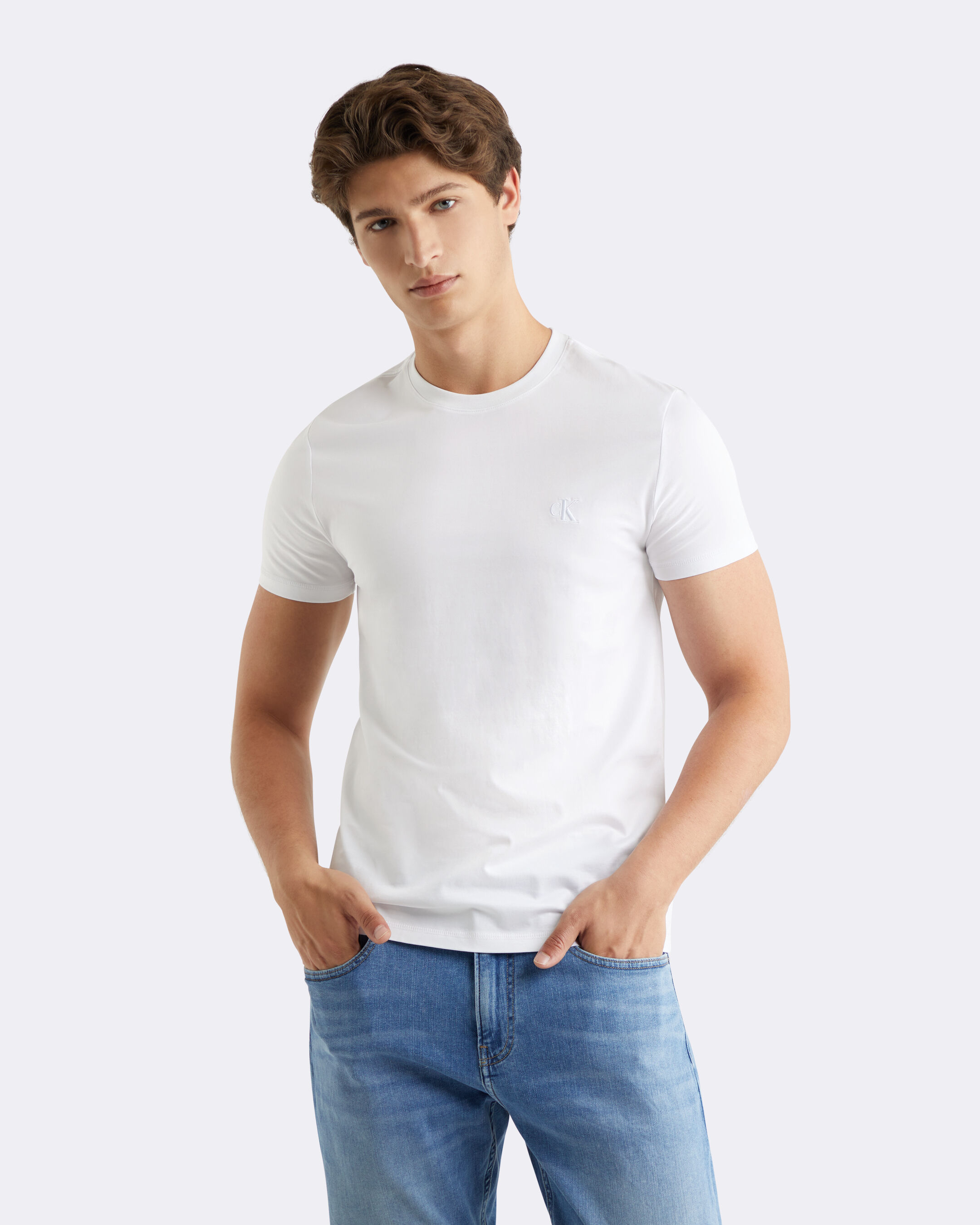 Ck essential slim tee best sale