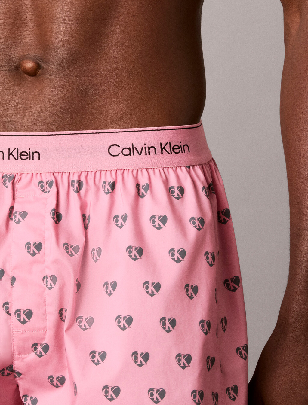 府綢棉經典四角內褲, 21686 Be Mine CK+Calm Pink, hi-res