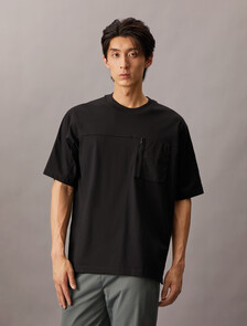 Cooling Relaxed Tee, Ck Black, hi-res