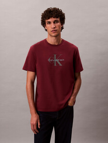 Monogram 標誌 T 恤, Renaissance Red, hi-res