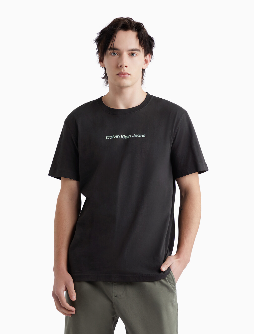 Senses Monogram Graphic Tee, Ck Black, hi-res