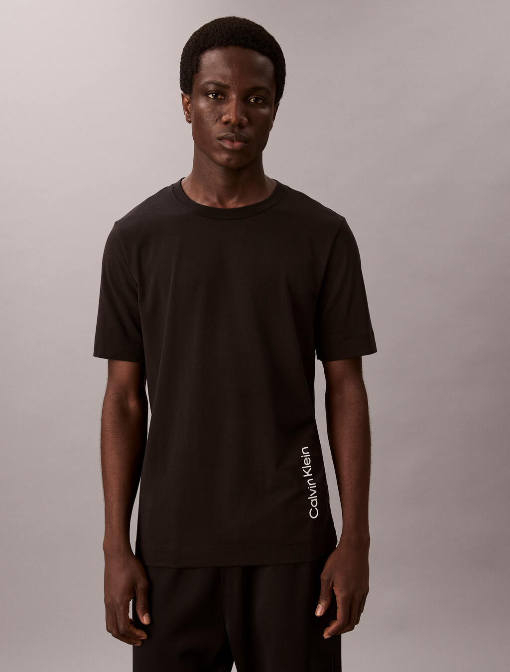 Icon Sport 垂直標誌 T 恤, Black, hi-res