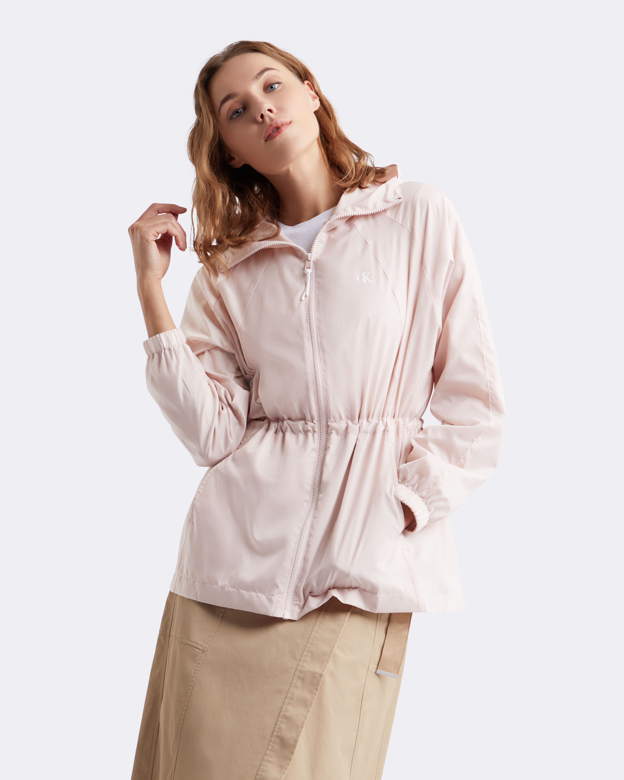 Calvin klein pink jacket outlet
