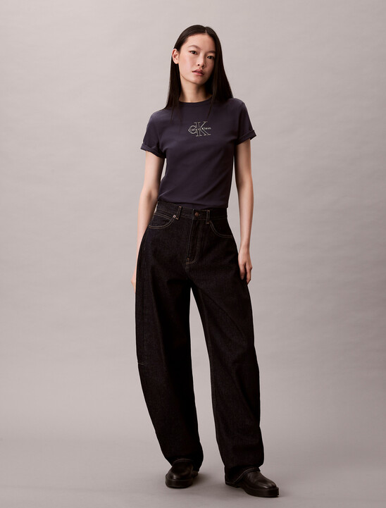 Glossy Metallic Logo T-shirt