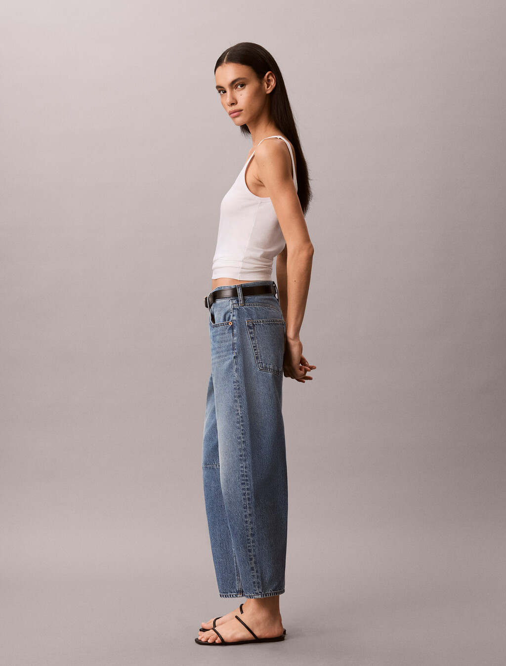 Cropped Barrel Jeans, TINTED AIRWAY, hi-res