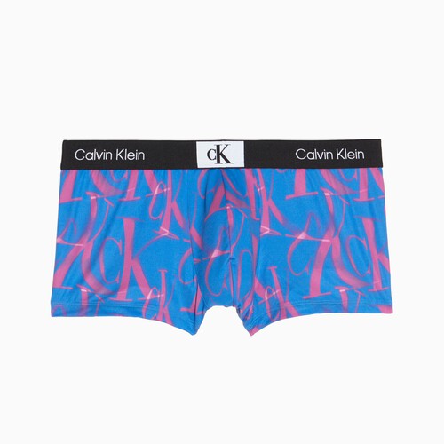 Calvin Klein 1996 超細纖維低腰內褲 Ghost Warp Logo Print+Campanula