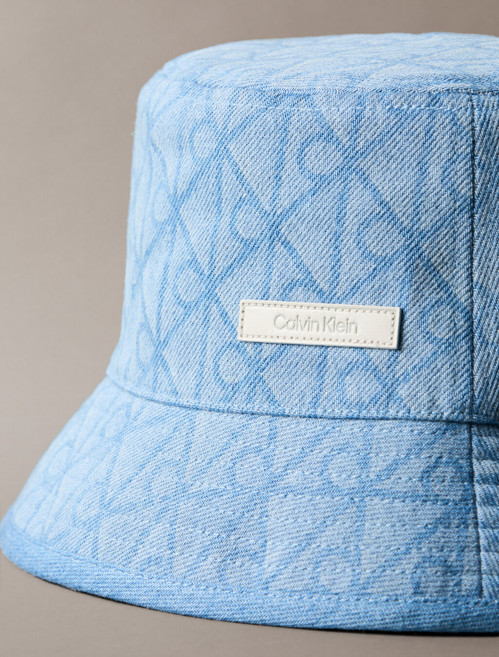 Burnout Emblem Logo Bucket Hat, Vintage Denim, hi-res