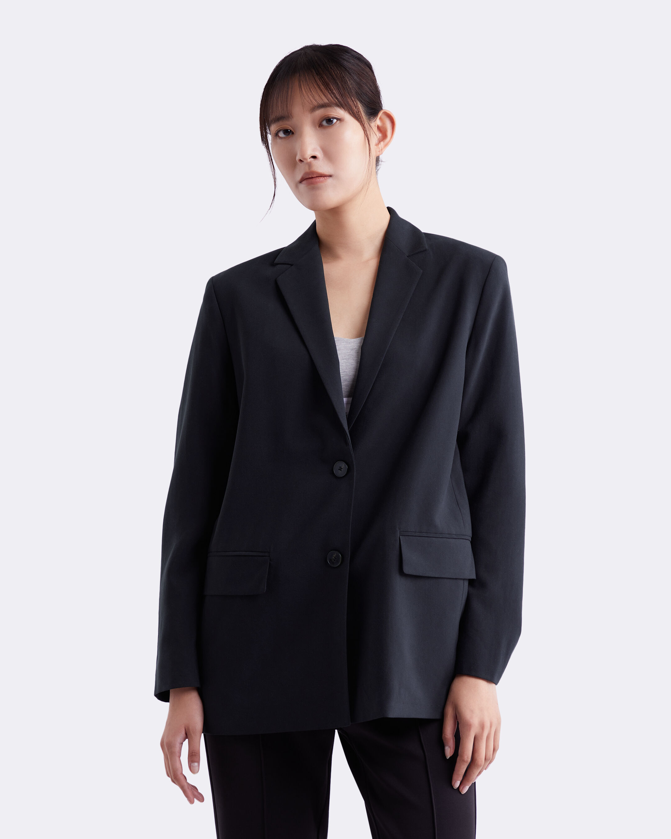 Calvin klein women's black blazer store