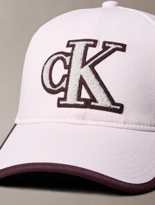 防 UV 斜紋毛圈紗標誌棒球帽, Cradle Pink, hi-res