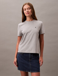 CLASSIC SLIM TEE, HEROIC GREY HEATHER CM1BK 08, hi-res