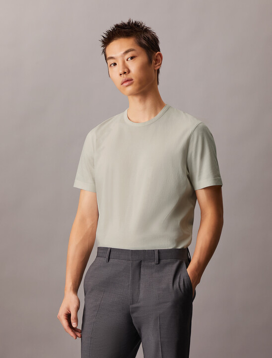 Calvin 雙絲光棉質 T 裇