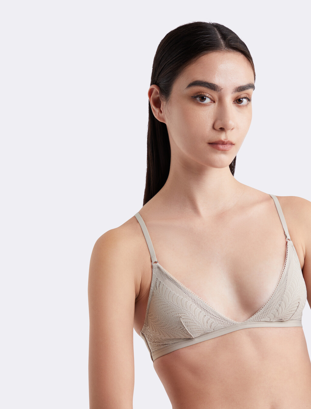 Minimalist Lace Triangle Bra, Atmosphere, hi-res