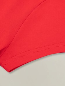 龍年標誌底帶 T 恤, Chinese Red, hi-res