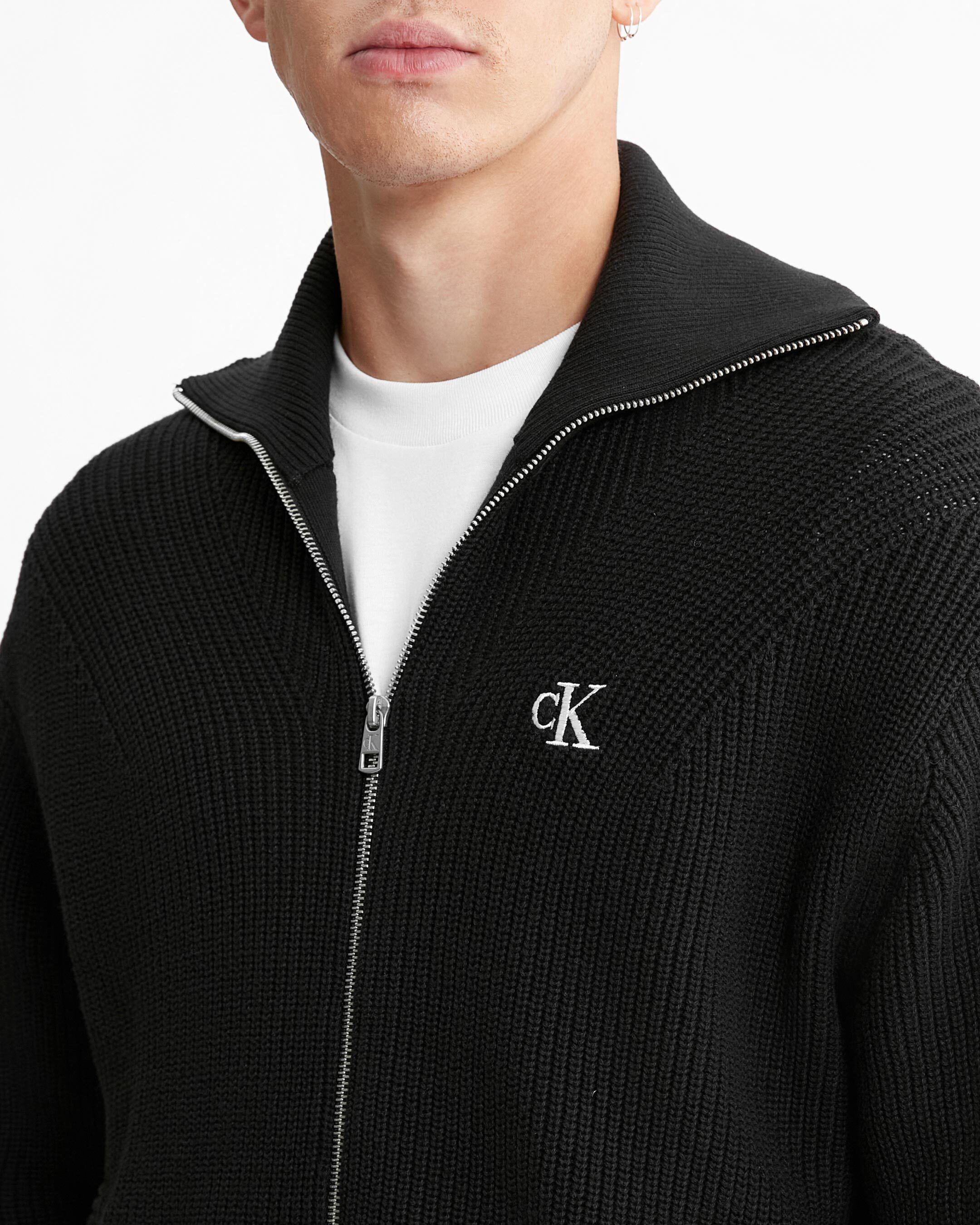 Calvin klein cheap black cardigan