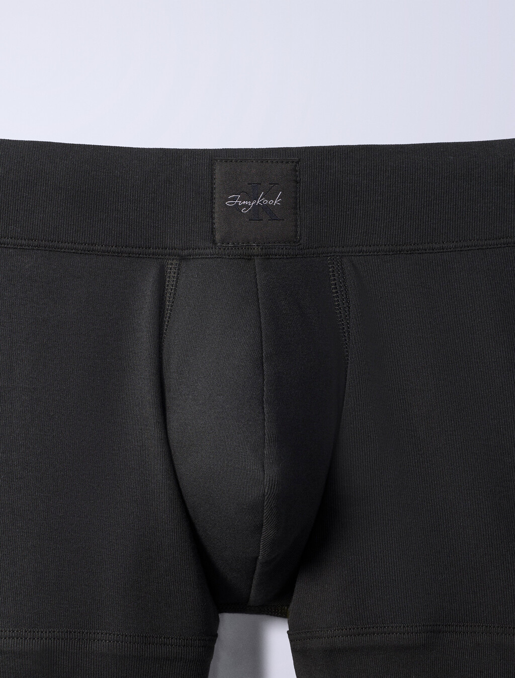 Jung Kook for Calvin Klein Heritage Cotton Monologo Trunk, Peat, hi-res