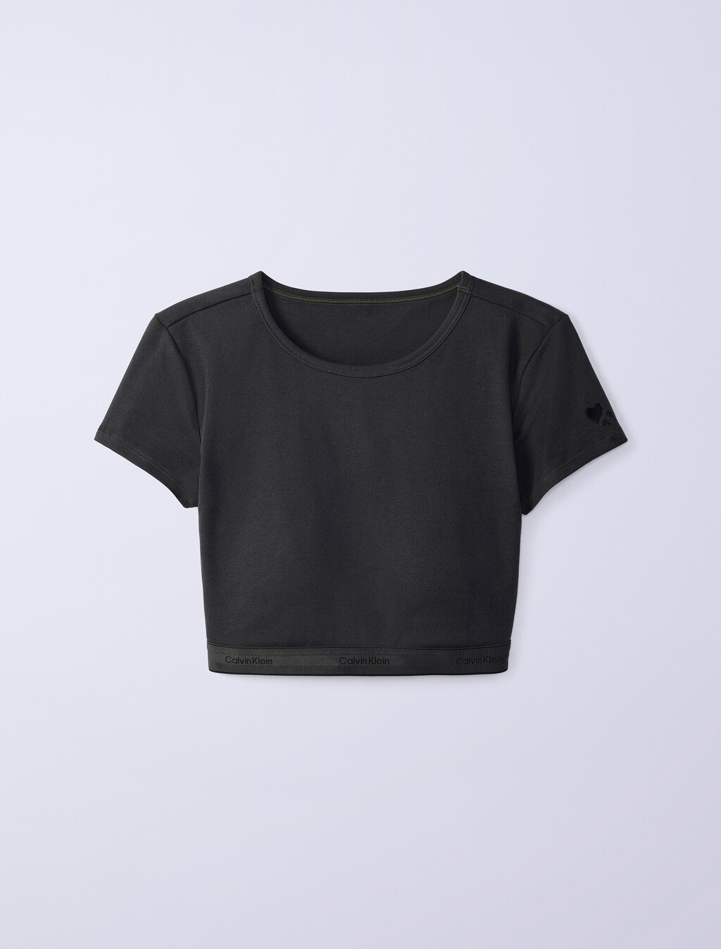 Jung Kook for Calvin Klein Heritage Cotton Lightly Lined T-Shirt Bralette, Peat, hi-res