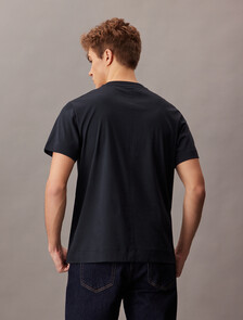 修身雙面針織 Supima 棉質 T 恤, Dark Sapphire, hi-res