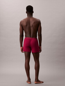 超柔莫代爾修身四角內褲, Beet Red, hi-res