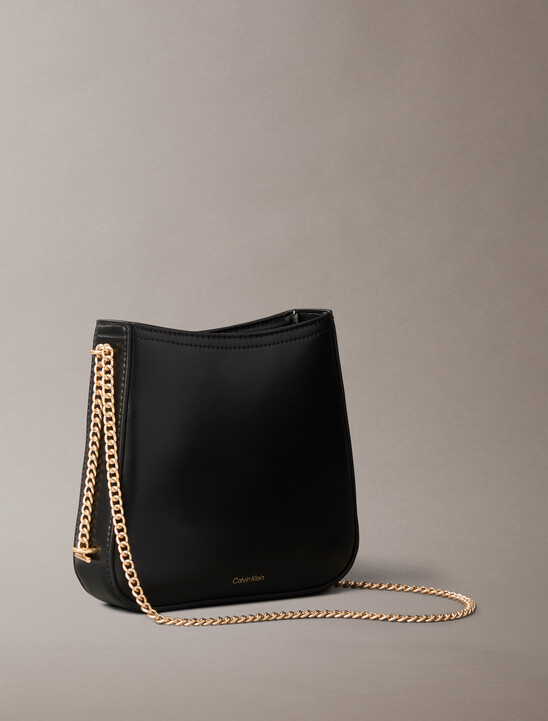 Monogram Chain Saddle Bag
