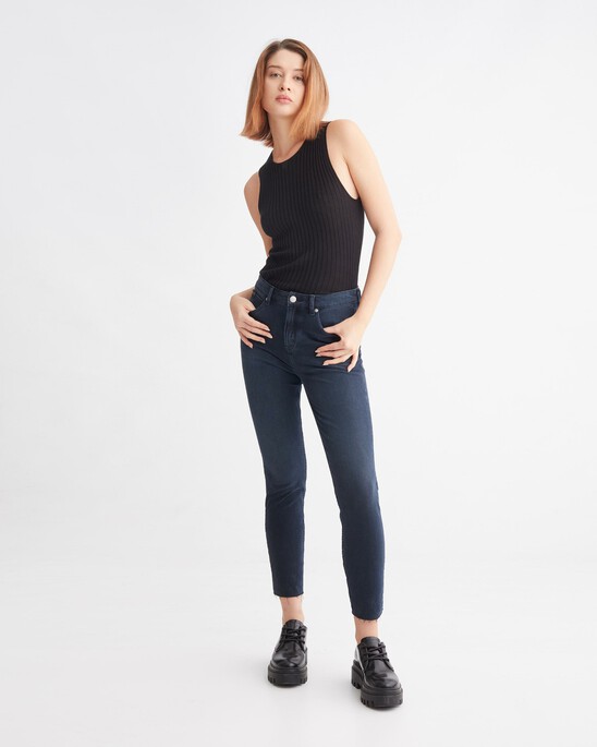 Smooth Cotton Rib Tank Top