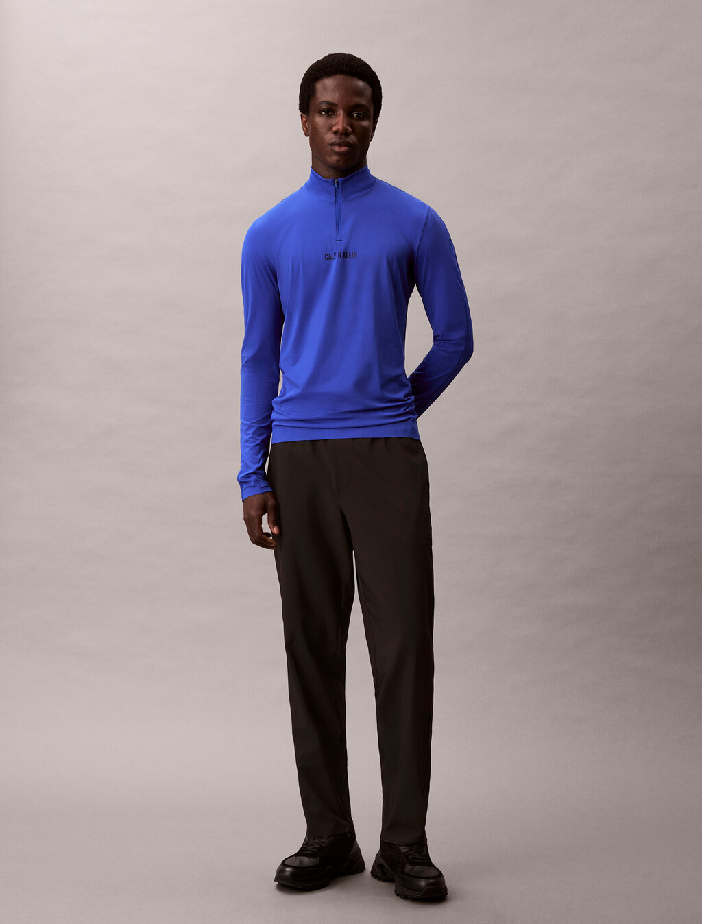 Sheer Alpaca Fine Gauge Crewneck Sweater, Royalty, hi-res