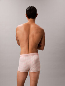 Icon Microfiber Stretch Metallic Low Rise Trunk, DECO SCALE WHITE SAND, hi-res