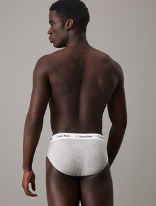 3 Pack Hip Briefs, 1 Black/ 1 White/ 1 Grey Heather, hi-res