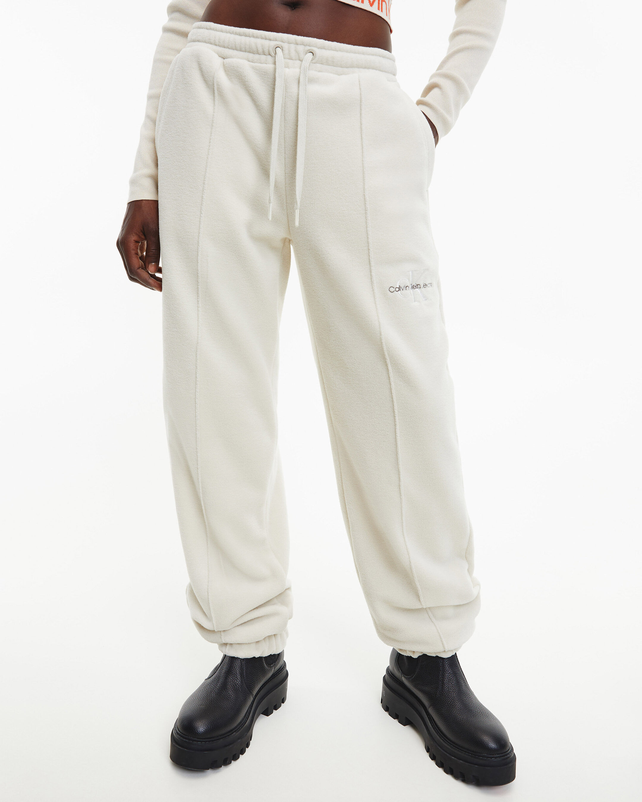 Calvin klein white pants deals