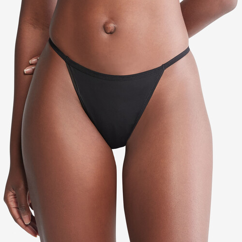 Ideal Micro Mid Rise String Bikini Black