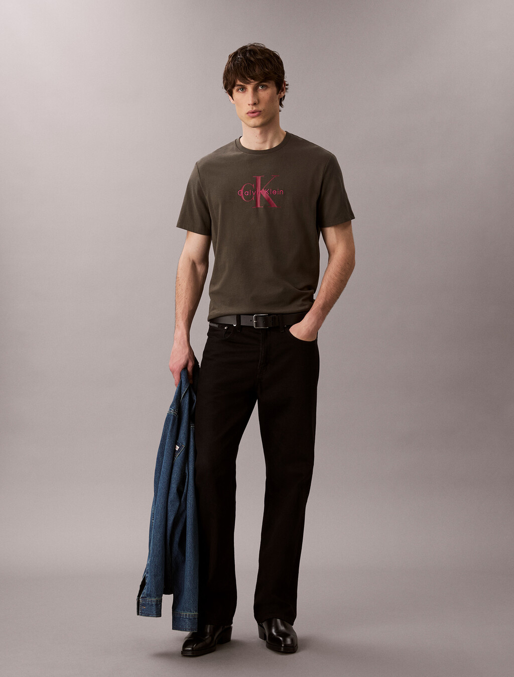 Monogram 標誌 T 恤, Beluga, hi-res