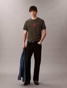 Monogram 標誌 T 恤, Beluga, hi-res