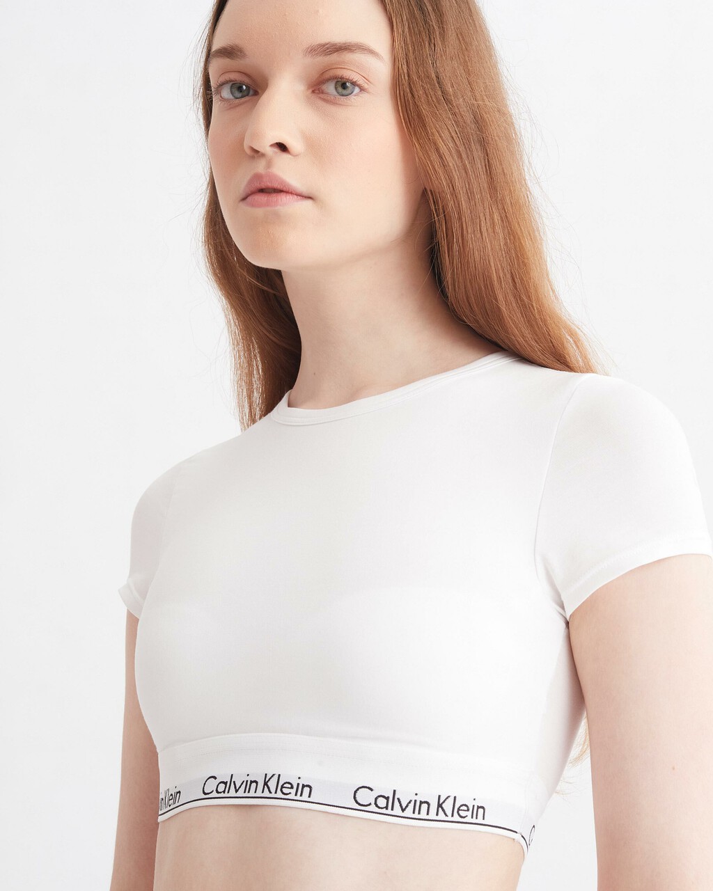 Calvin Klein T-Shirt Bralette White