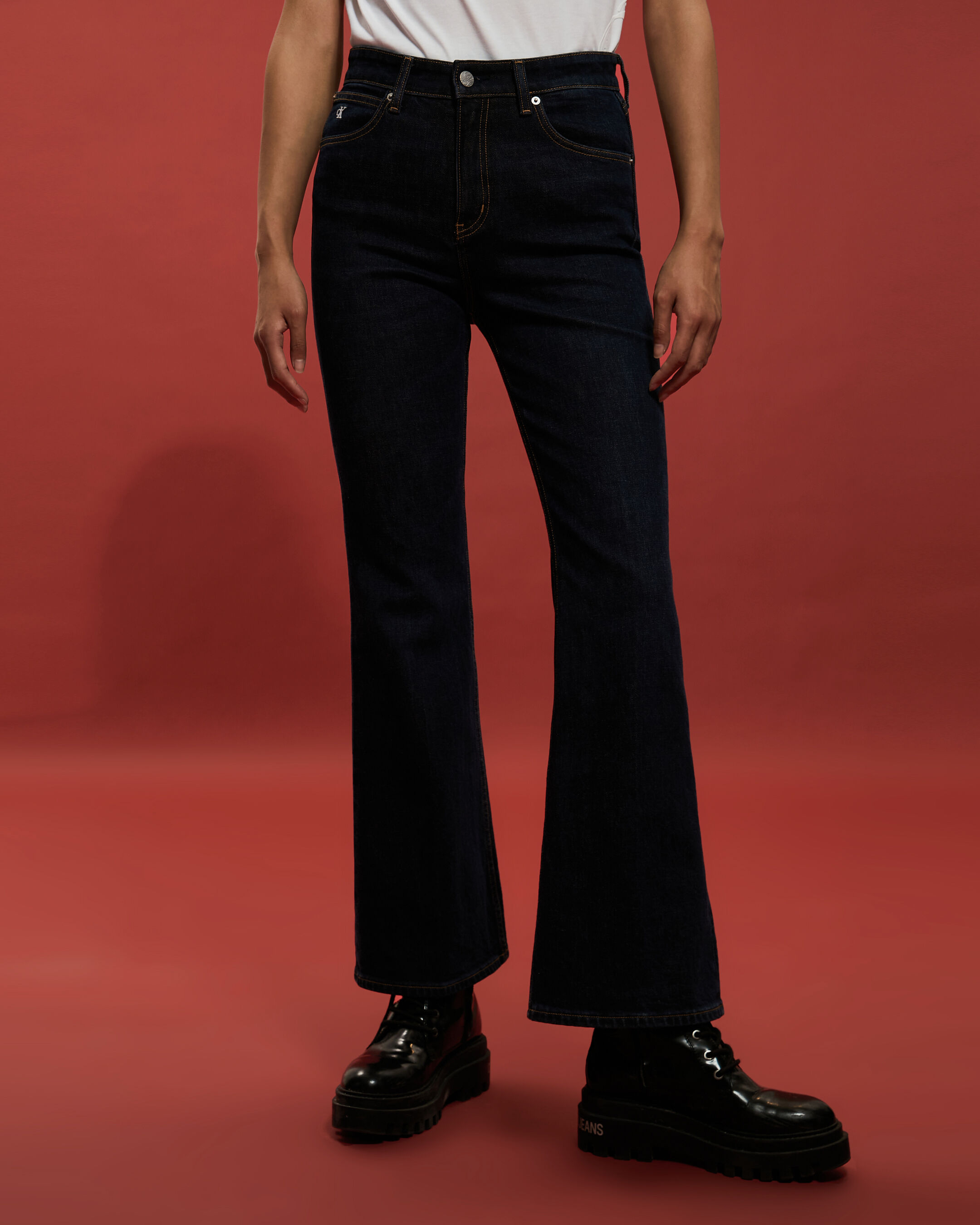 Year of the Dragon Flared Jeans blue Calvin Klein Taiwan