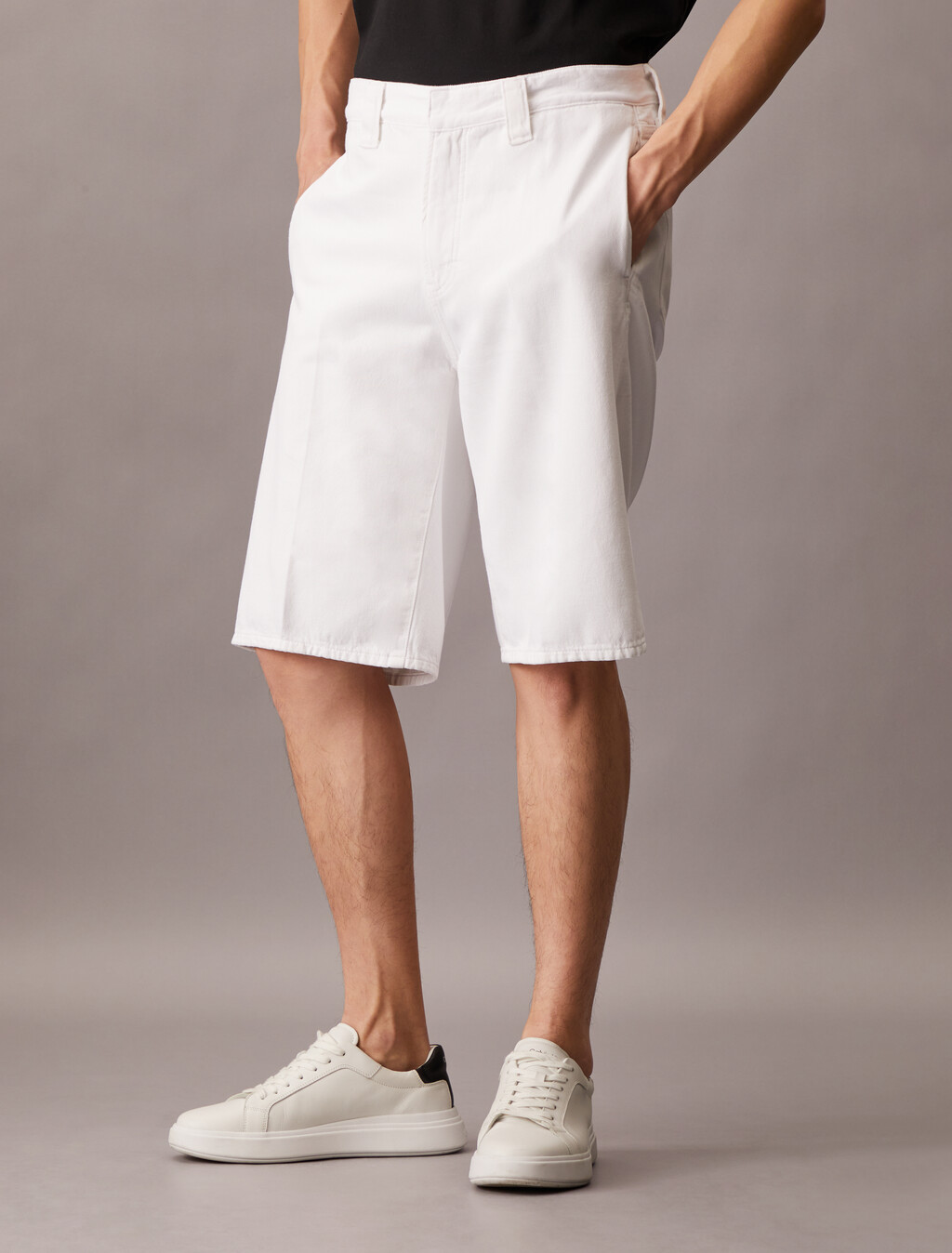 Denim Trouser Shorts, Denim Light, hi-res
