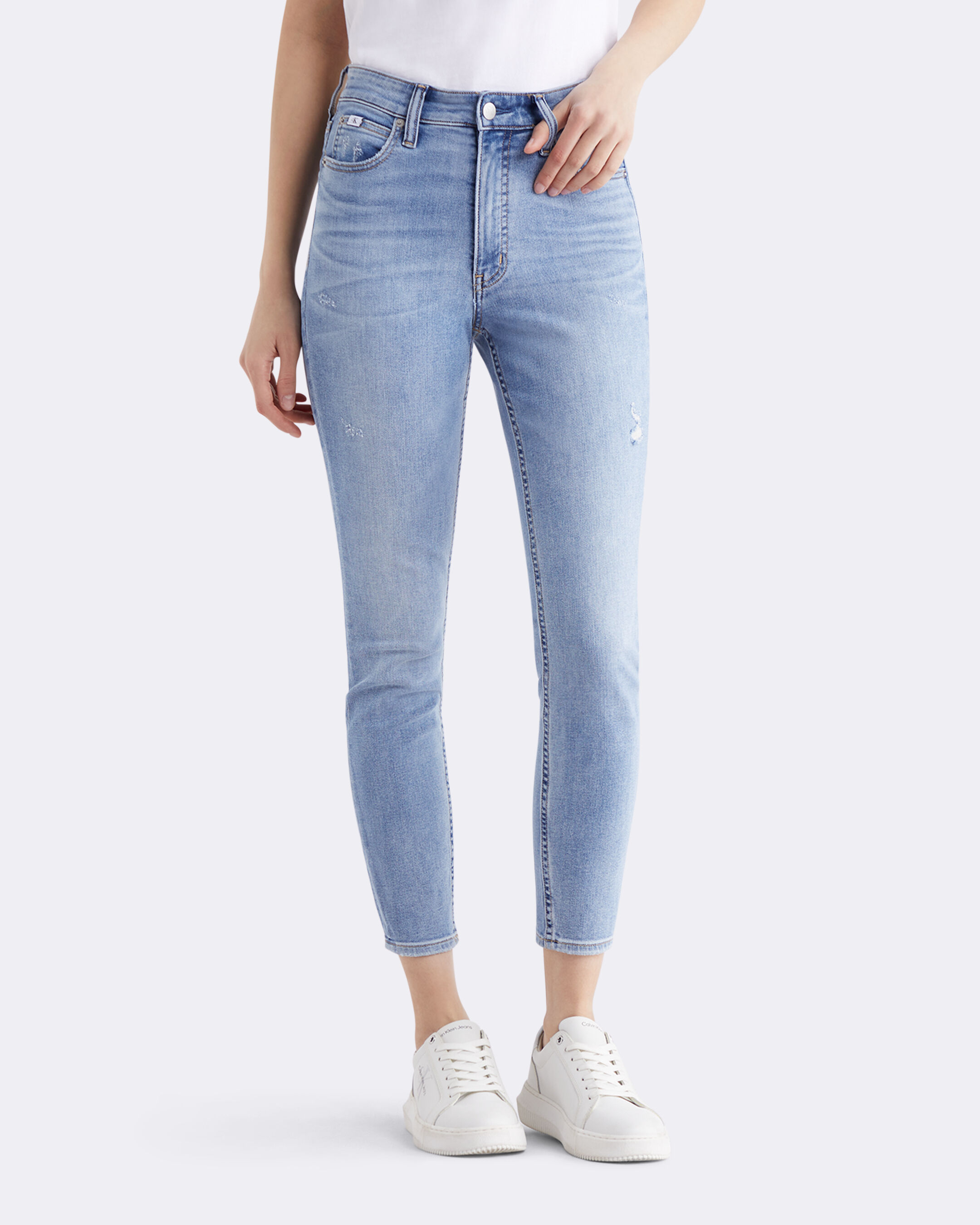 Cooling High Rise Skinny Ankle Jeans blue Calvin Klein Taiwan