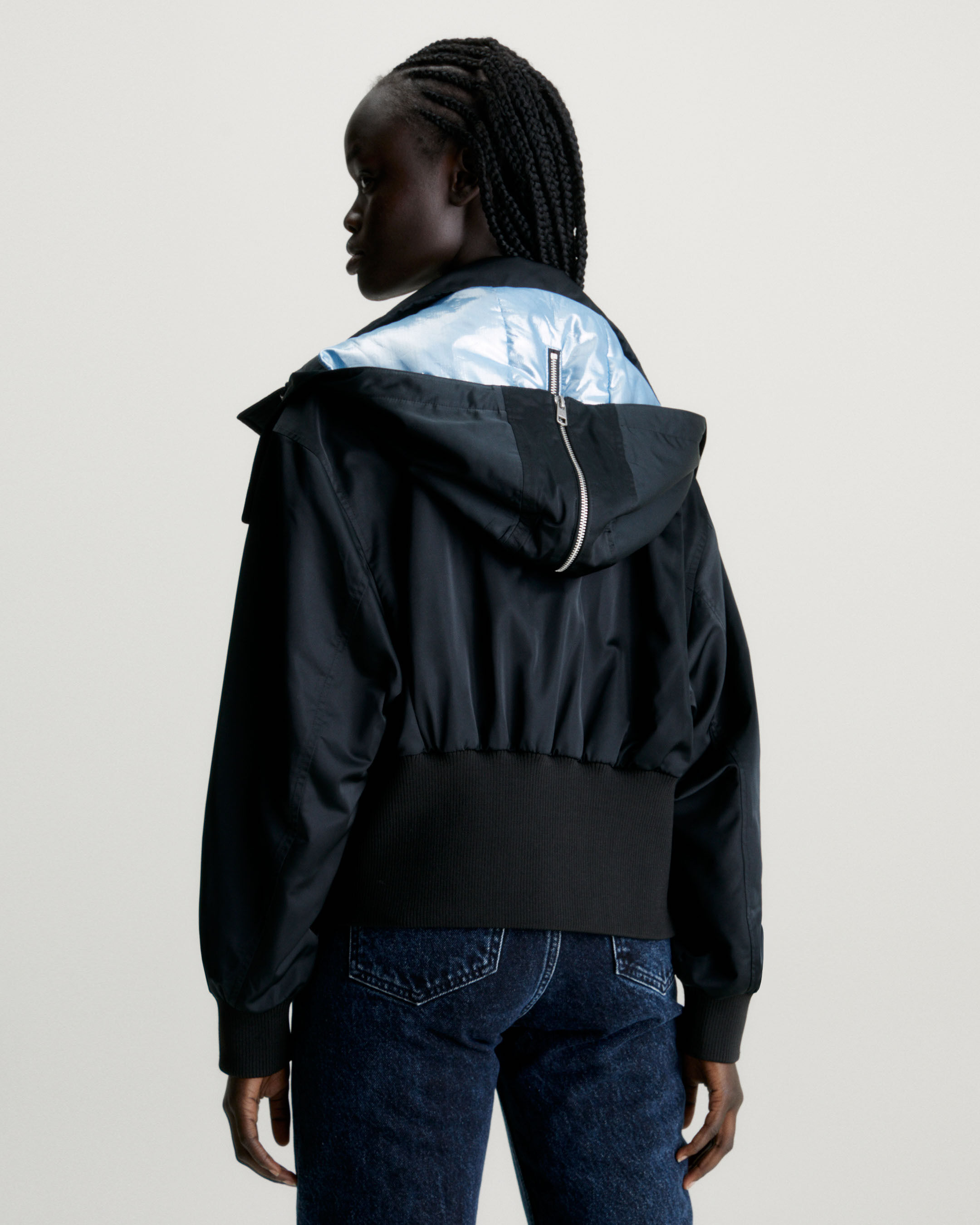 3 in 1 Hooded Bomber Jacket black Calvin Klein Taiwan