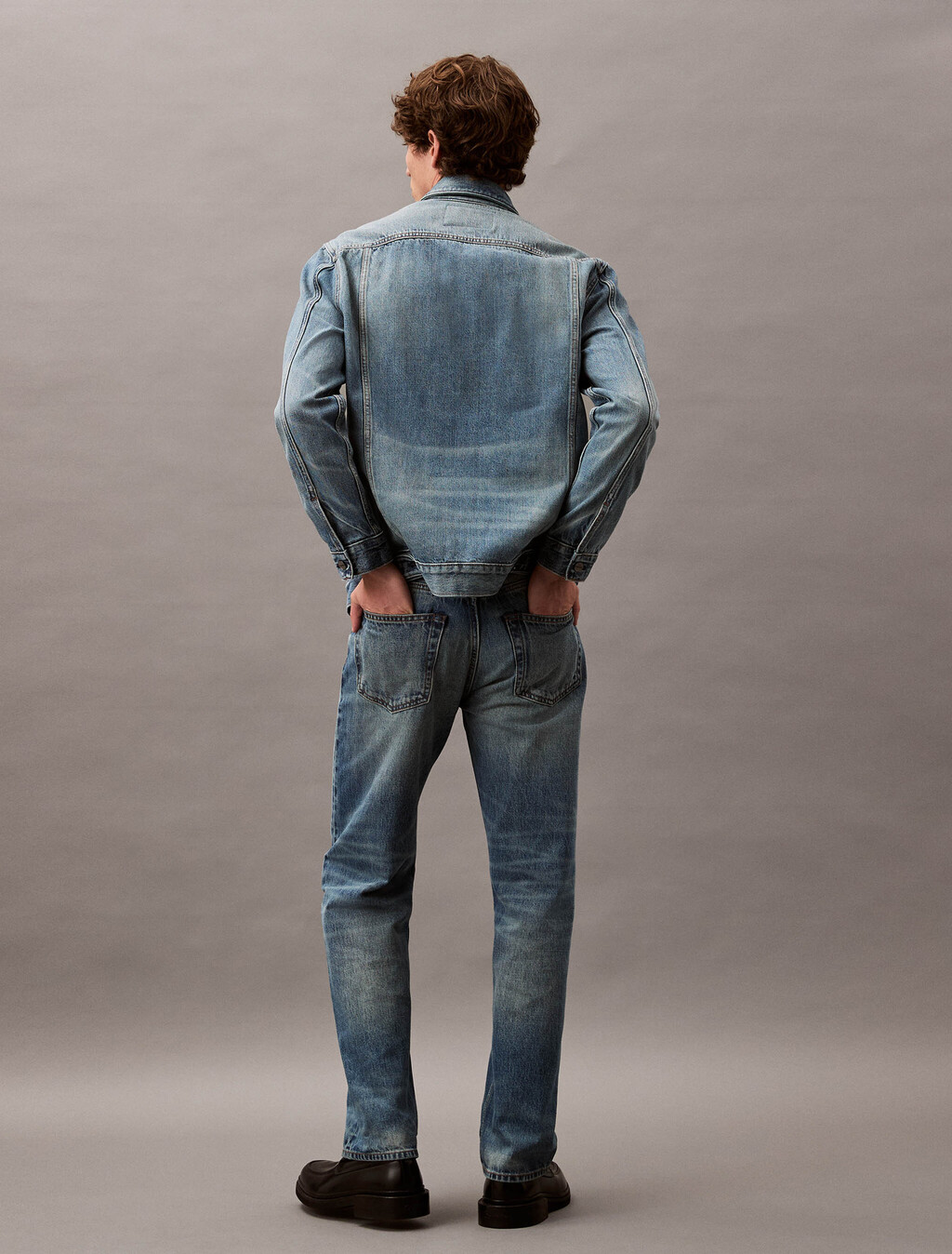 Selvedge Modern Loose Fit Jeans, ALLOY INDIGO, hi-res