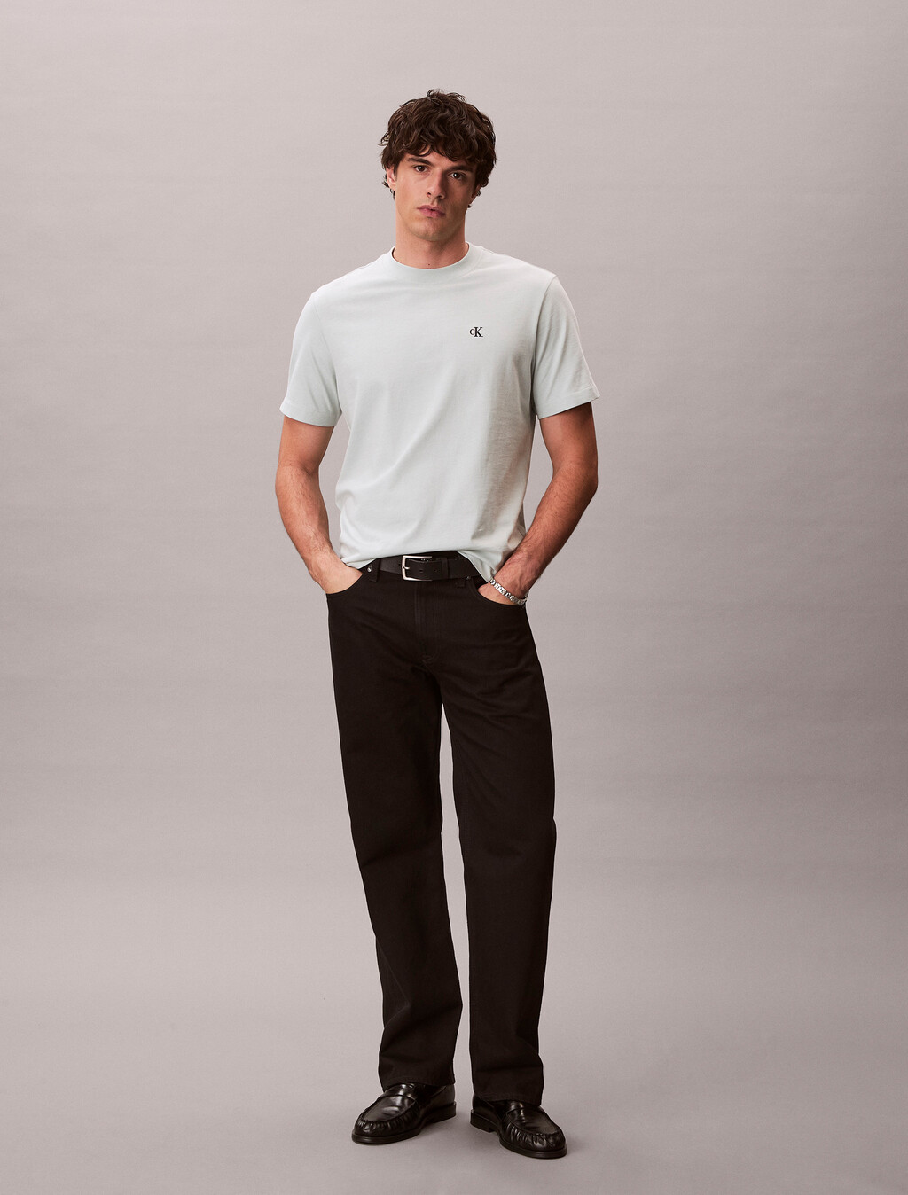 Embroidered Monogram Logo Relaxed T-Shirt, Pale Meadow, hi-res