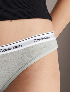 Modern Logo Bikini Briefs, Grey Heather, hi-res