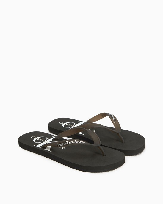 Delhi Monogram Beach Sandals