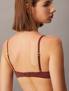 Minimalist Push Up Plunge Bra, Syrah, hi-res